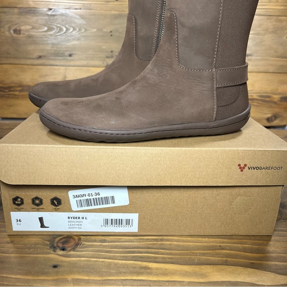 VivoBarefoot Ryder II Suede Leather Tall Boots - Picture 13 of 16
